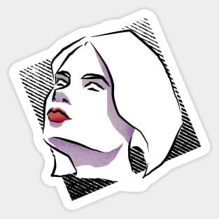 Minimalistic Woman Sticker